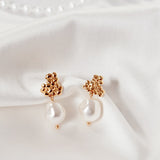 The Marigold Earrings | Pearl