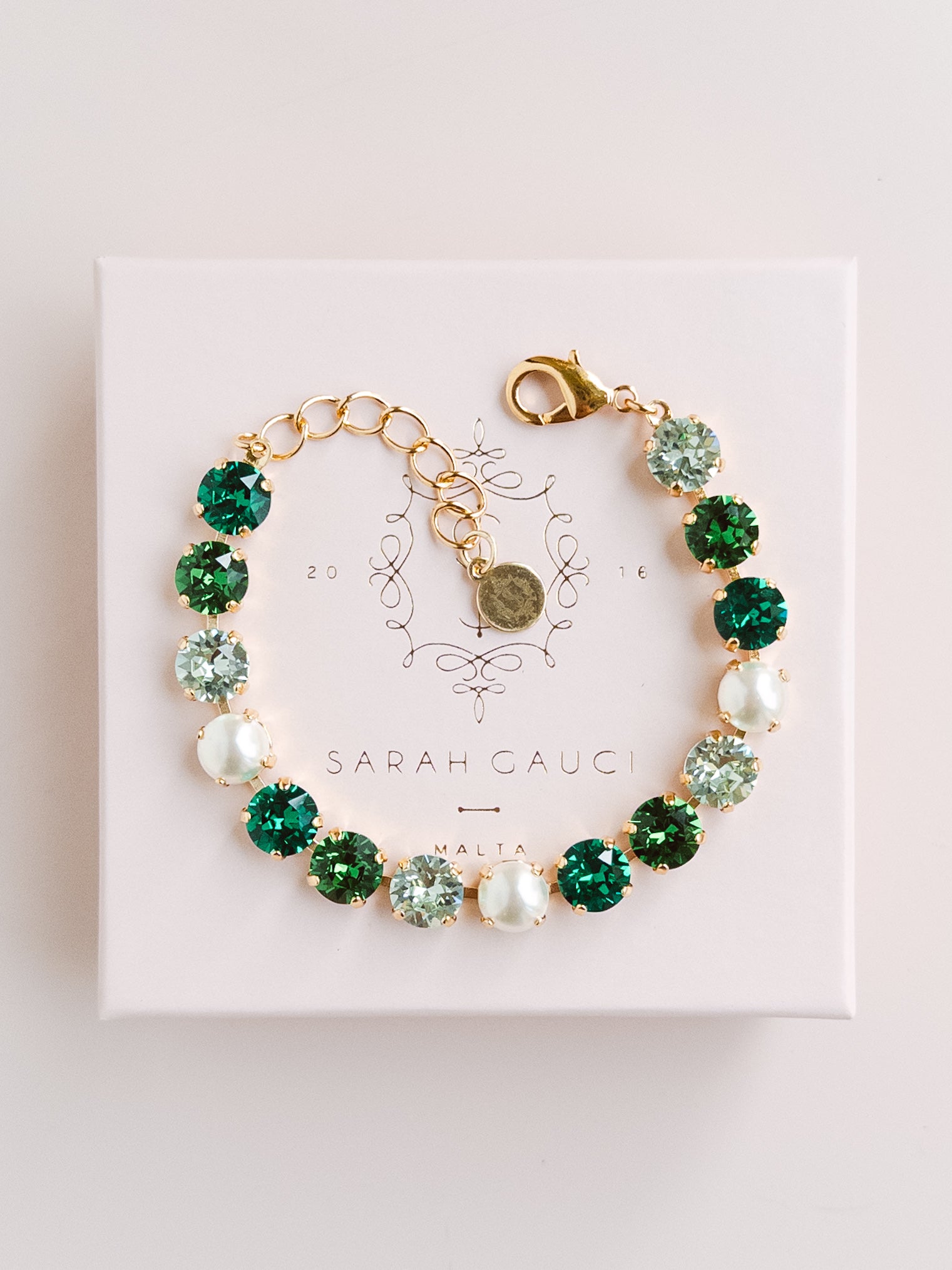 Elphaba Bracelet, Green Crystal Bracelet, Pearl Jewelry, Gold Plated Jewelry, Emerald inspired bracelet, wicked jewelry