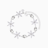 The Daisy Bracelet | Rhodium